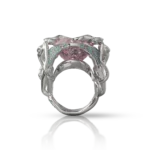 Bague Fairy Tale de Jocelyn Bouget : bague d'exception en or 18 carats, modélisation 3D, fonte à modèle perdu et sertissage par le joaillier Laurent Barateau (Reims). Pièce unique sur commande.